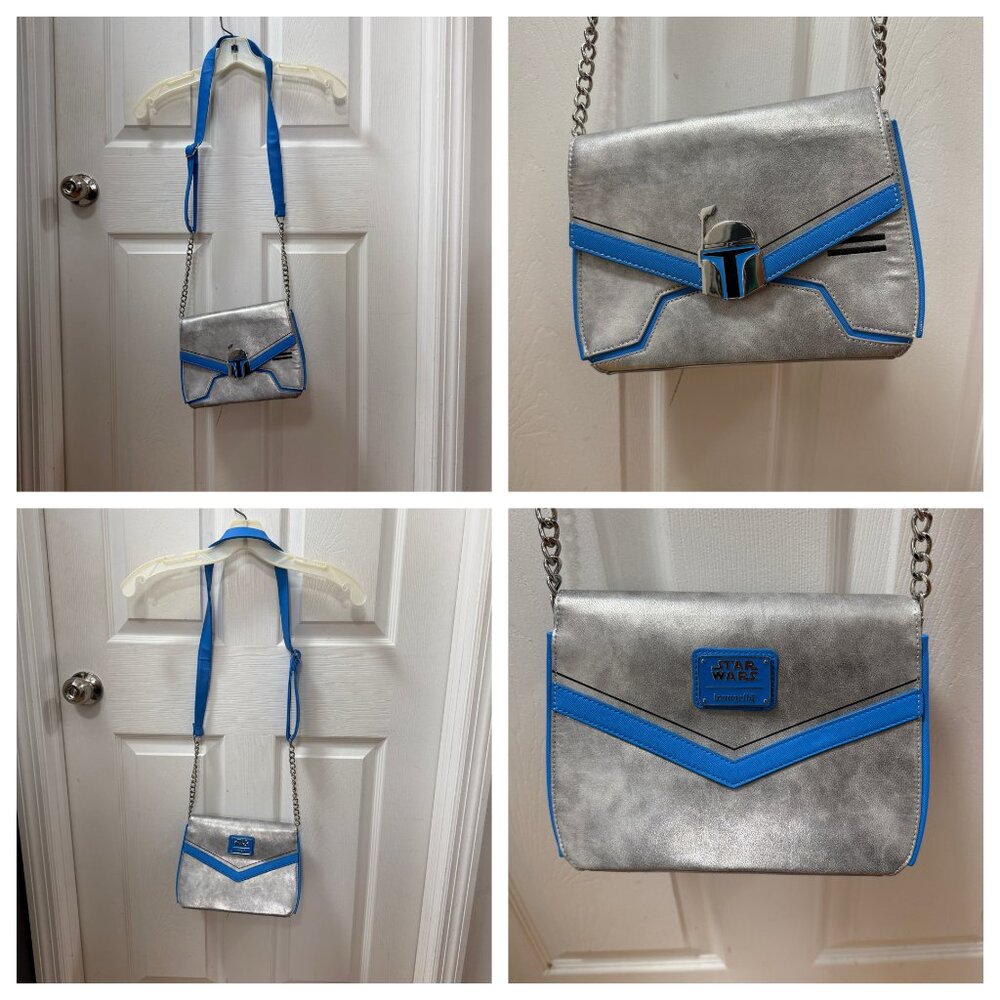 Loungefly Star Wars Jango Fett Chain Strap Crossbody bag